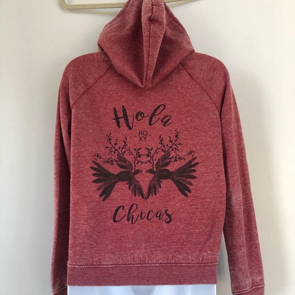 Roxy “Hola Chicas” Drop A Zip-Up Hoodie - Size XS